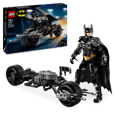 LEGO DC Batman, Figurka Batmana do zbudowania i batcykl, 76273