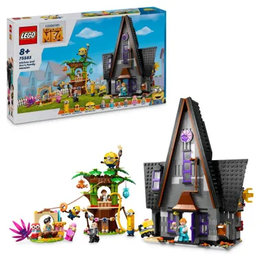LEGO Despicable Me 4, Rodzinna rezydencja Gru i minionków, 75583