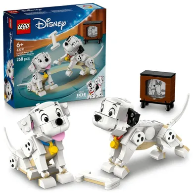 LEGO Disney, 101 dalmatyńczyków - Szczeniaczki Szczęściarz i Penny, 43271