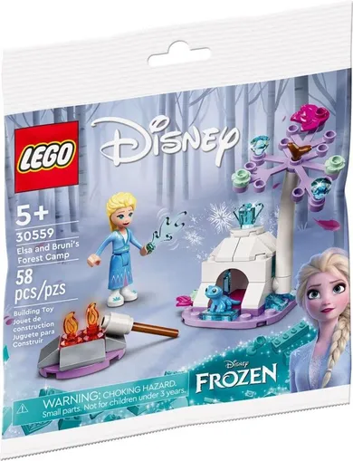 LEGO Disney Princess, Leśny biwak Elzy i Bruni, 30559