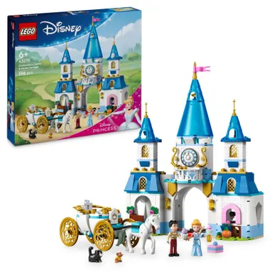 LEGO Disney Princess, Zamek Kopciuszka i kareta, 43275