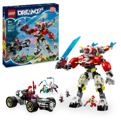 LEGO DREAMZzz, Tygrysi mech Coopera i hot rod Zero, 71497