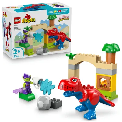 LEGO DUPLO, Dinozaur Spidey-Rex i Zielony Goblin, 10463