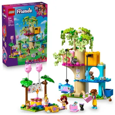 LEGO Friends, Kocie przyjęcie urodzinowe i domek na drzewie, 42666