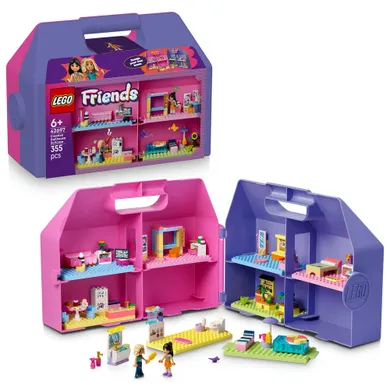 LEGO Friends, Kreatywna walizka z domkiem dla lalek, 42697