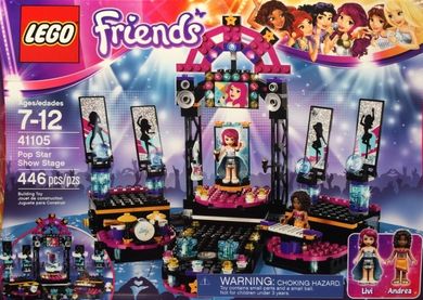 LEGO Friends, Scena gwiazdy Pop, 41105