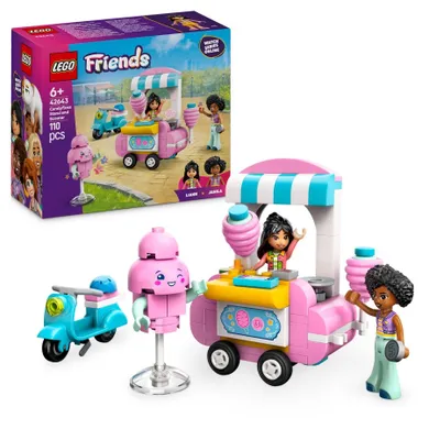 LEGO Friends, Stoisko z watą cukrową i skuter, 42643