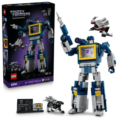 LEGO Icons, Transformers: Soundwave, 10358