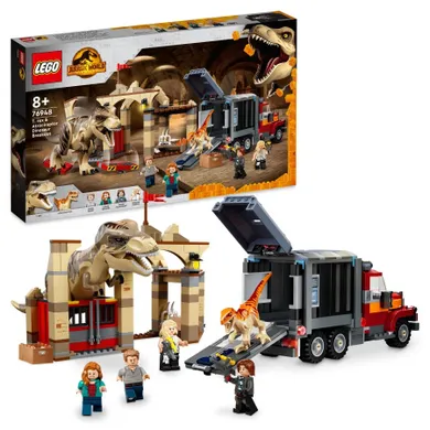 LEGO Jurassic World, Ucieczka tyranozaura i atrociraptora, 76948