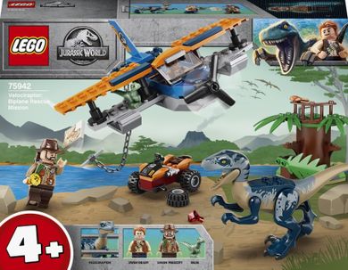 LEGO Jurassic World, Welociraptor: Na ratunek dwupłatowcem, 75942