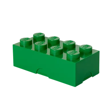 LEGO, lunchbox klocek, zielony