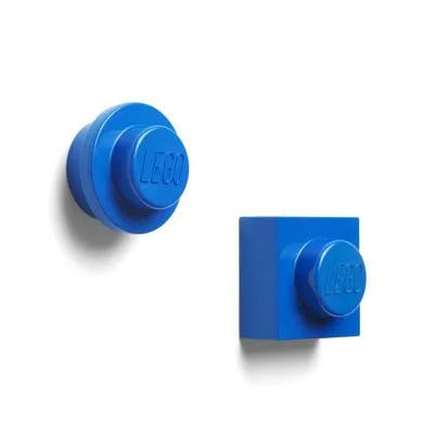 LEGO, magnesy na lodówkę, niebieskie, 2 szt.
