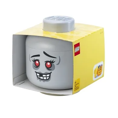 LEGO, mała głowa, zombie, pojemnik do przechowywania, rozmiar S, 2l