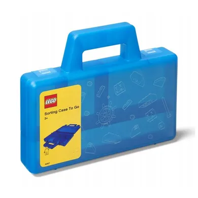 LEGO, mały pojemnik do sortowania klocków, niebieski