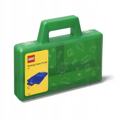 LEGO, mały pojemnik do sortowania klocków, zielony