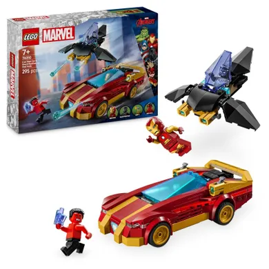 LEGO Marvel, Auto Iron Mana i Czarna Pantera kontra Czerwony Hulk, 76310