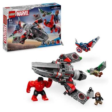 LEGO Marvel, Kapitan Ameryka kontra Czerwony Hulk - bitwa, 76292