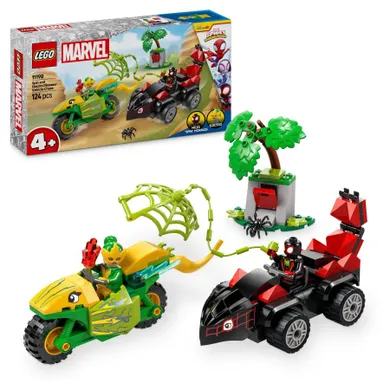 LEGO Marvel, Pościg Spina za Electro w dinopojeździe, 11198