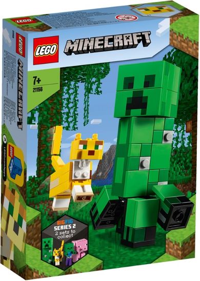 LEGO Minecraft, BigFig Creeper i Ocelot, 21156