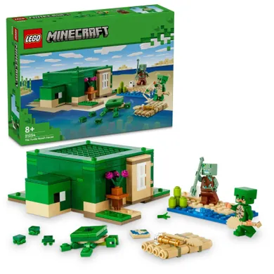 LEGO Minecraft, Domek na plaży żółwi, 21254