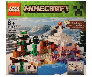 LEGO Minecraft, Śnieżna kryjówka, 21120