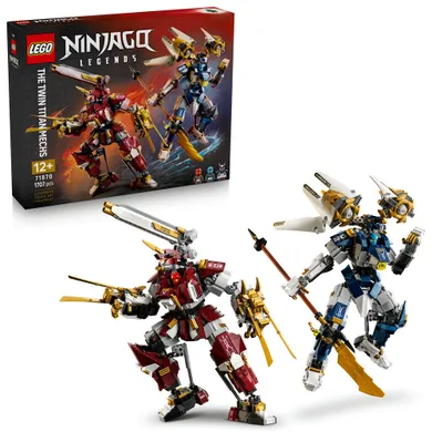 LEGO NINJAGO, Bliźniacze tytanowe mechy, 71870