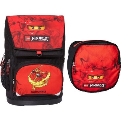 LEGO NINJAGO, Kai, plecak duży + worek, czarny