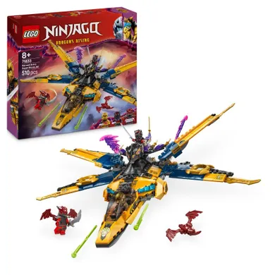 LEGO NINJAGO, Ras i burzowy superodrzutowiec Arina, 71833