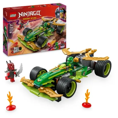 LEGO NINJAGO, Samochód wyścigowy Lloyda z napędem typu pull-back, 71828