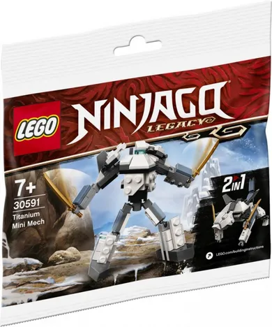 LEGO NINJAGO, Tytanowy mini Mech, 30591