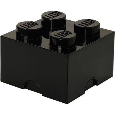LEGO, pojemnik na zabawki, czarny