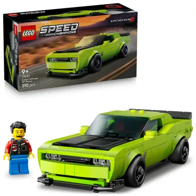 LEGO Speed Champions, Samochód sportowy Dodge Challenger SRT Hellcat, 77237