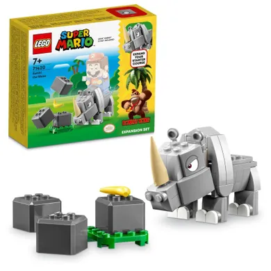LEGO Super Mario, Nosorożec Rambi - zestaw rozszerzający, 71420