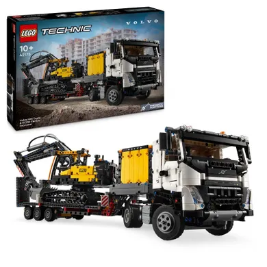 LEGO Technic, Ciężarówka Volvo FMX i koparka EC230 Electric, 42175