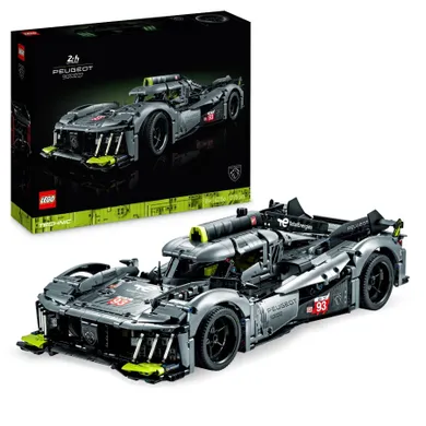 LEGO Technic, PEUGEOT 9X8 24H Le Mans Hybrid Hypercar, 42156