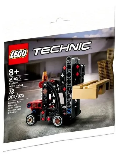 LEGO Technic, Wózek widłowy z paletą, 30655