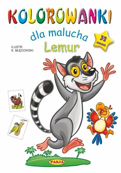 Lemur. Kolorowanki dla malucha