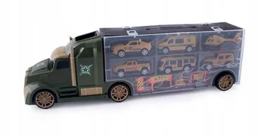 Lena, ciężarówka laweta, zestaw 7 pojazdów