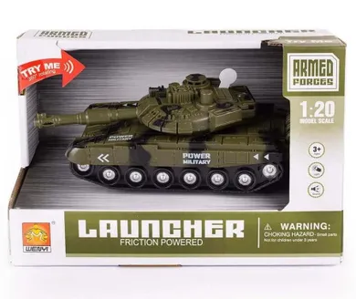 Lena, Czołg, wóz militarny ze światłem i dźwiękiem