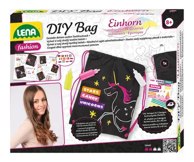 Lena, DIY Bag, plecak sportowy do samodzielnego ozdobienia