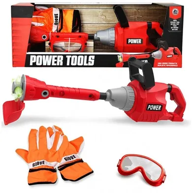 Lena, podkaszarka interaktywna z akcesoriami, czerwona