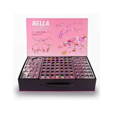 Lena, zestaw biżuterii dla dzieci DIY, 3800 elementów