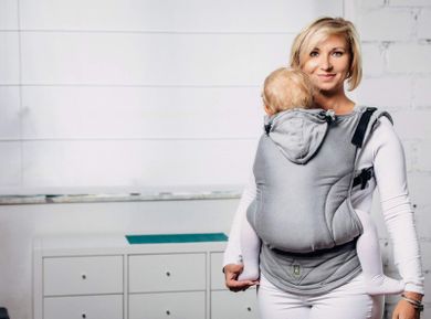 LennyLamb, Kalcyt, Moje drugie nosidełko ergonomiczne, splot satynowy, 100% bawełna, toddler size