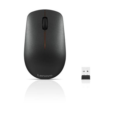 Lenovo, mysz optyczna, 400 Wireless Mouse GY50R91293, 1200 DPI, czarny