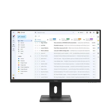 Lenovo, ThinkVision E27-40, monitor, 27", FHD 100Hz, 300nits, AG, HDMI, DP, VGA, czarny