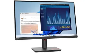 Lenovo Thinkvision T27p­30, 27"uhd, 60hz, 350nits Ag Hdmi, Dp Usb-c Black
