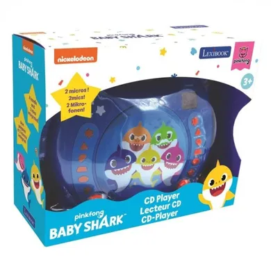 Lexibook, Baby Shark, przenośny odtwarzacz CD