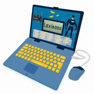 Lexibook, Batman, laptop edukacyjny, dwujęzyczny, 124 zadań