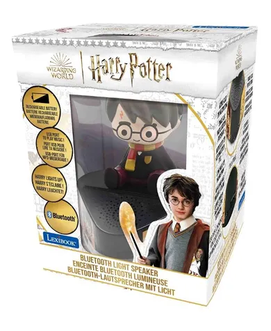 Lexibook, Harry Potter, głośnik Bluetooth, ze świecącą figurką Harrego