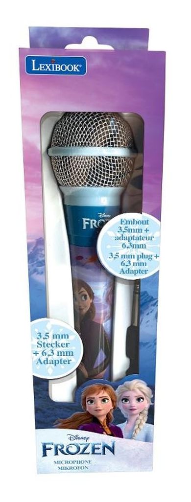Lexibook, Kraina Lodu, mikrofon karaoke, kabel 2,5m